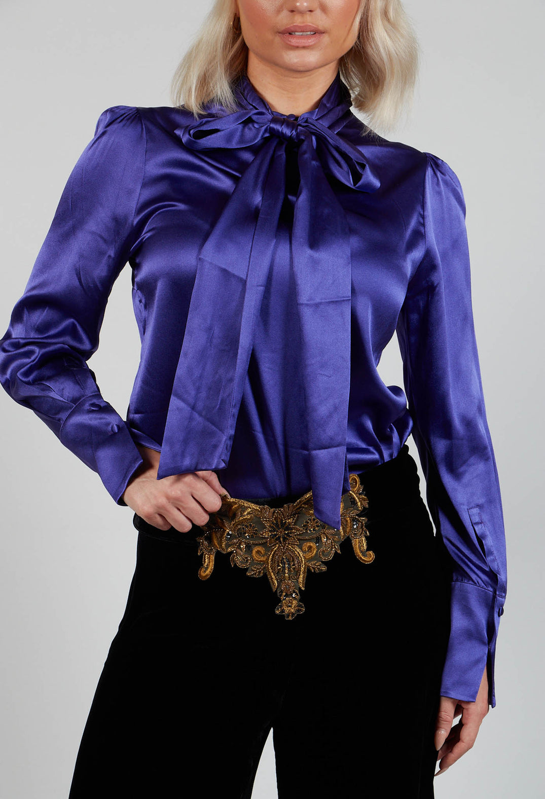 Elsa Blouse in Royal Purple