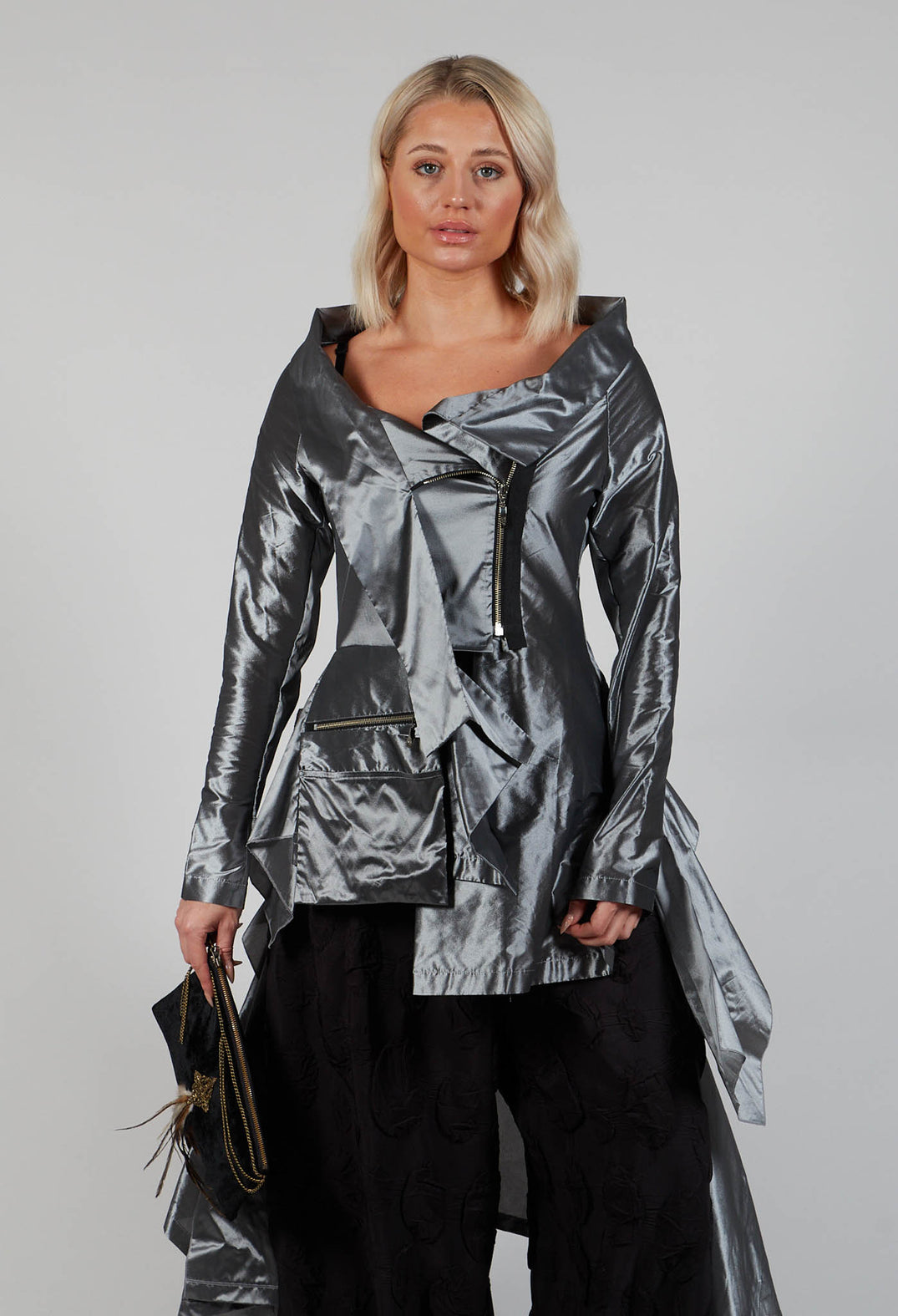 Klas Jacket in Silver