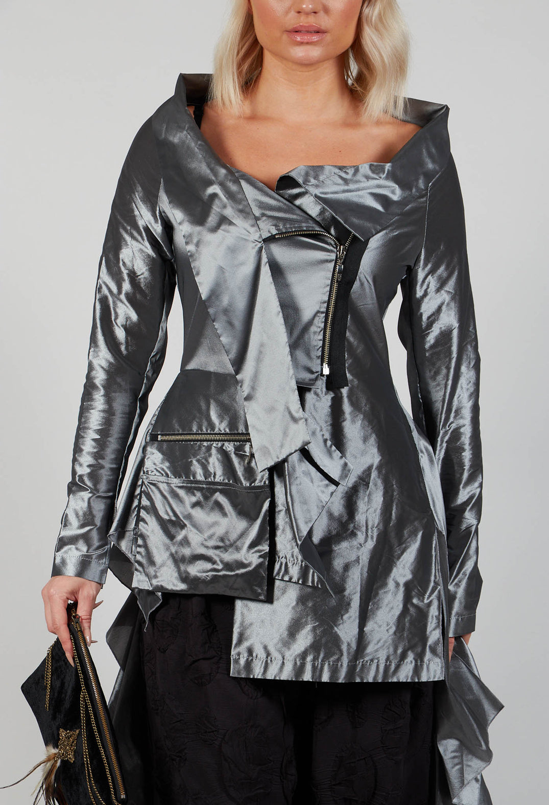 Klas Jacket in Silver