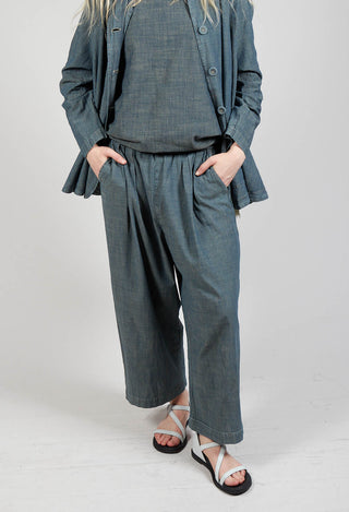 Pleated Culottes in Sage