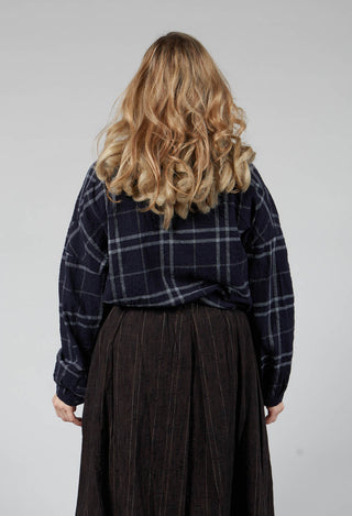 Christian Unisex Shirt in Navy Check