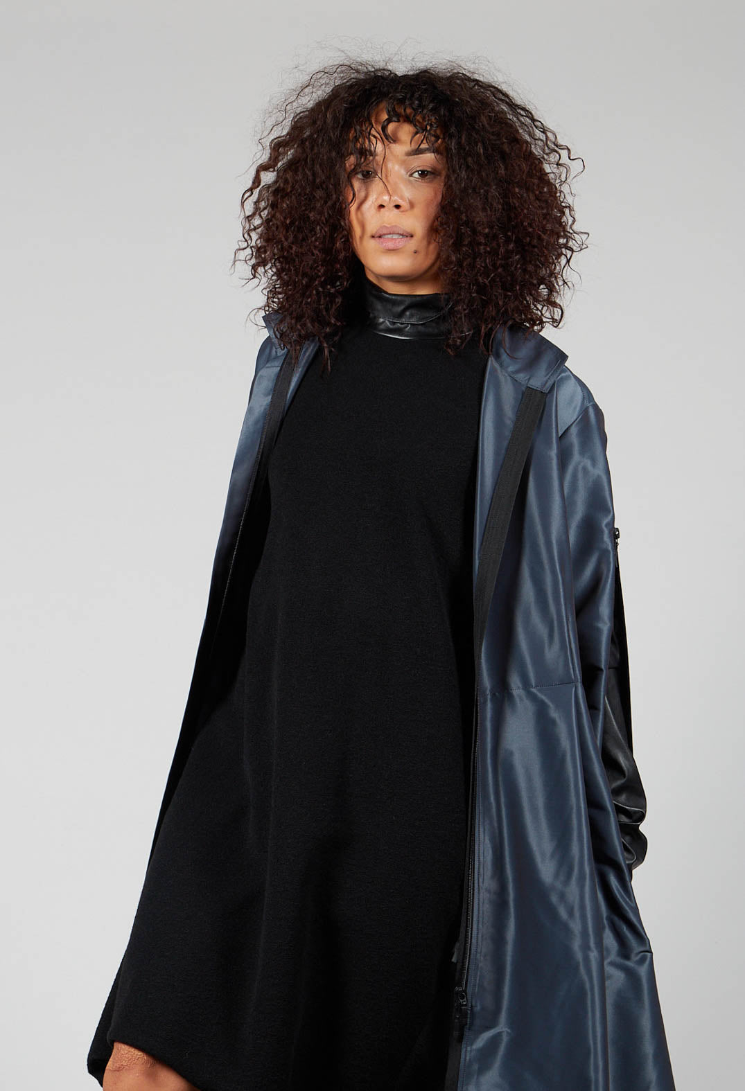 Dress Luiz In Grey Blue