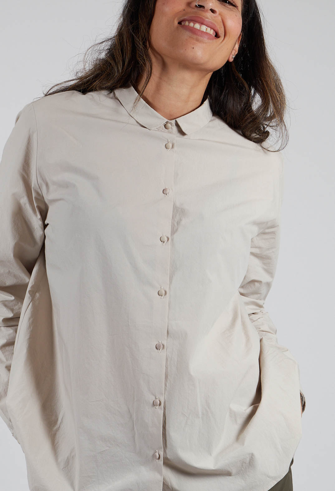 Cotton Shirt in Sand