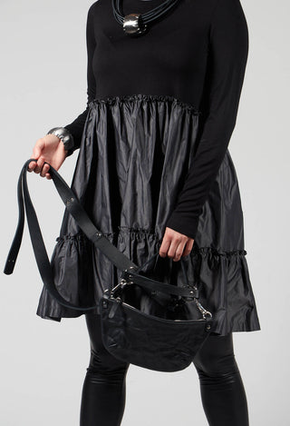 Adjustable Strap Bag in Black
