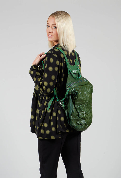 Multi Strap Backpack in Green