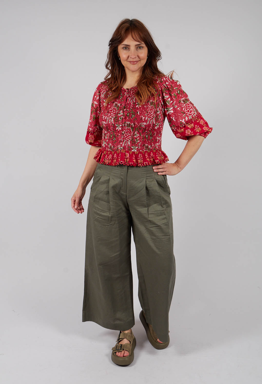 Daisy Trousers in Kaki
