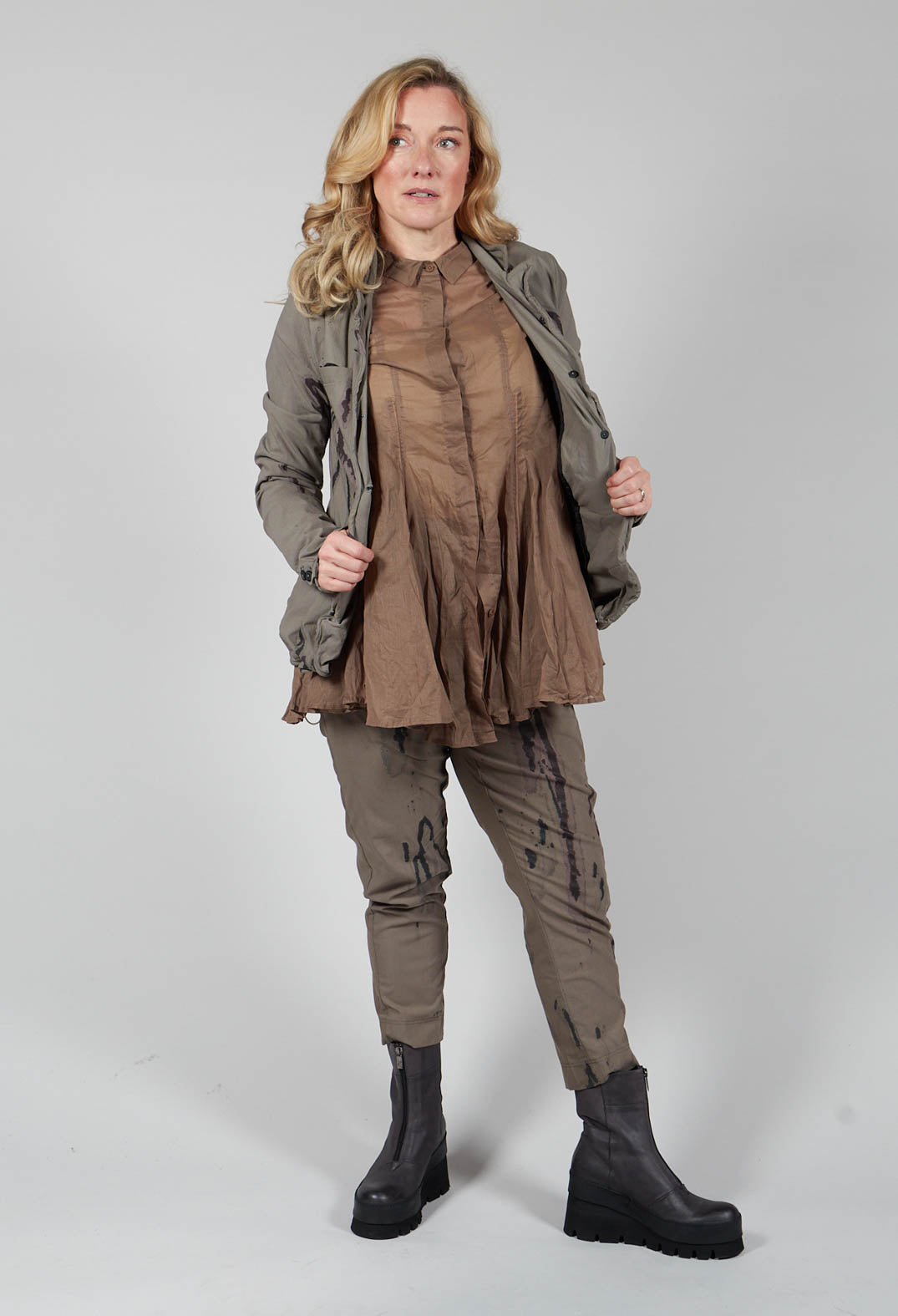 Cargo Jacket in Umbra Paint
