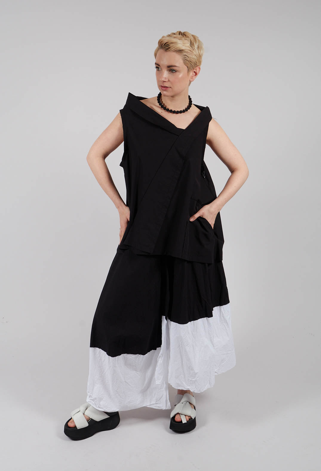 Afia Top in Black