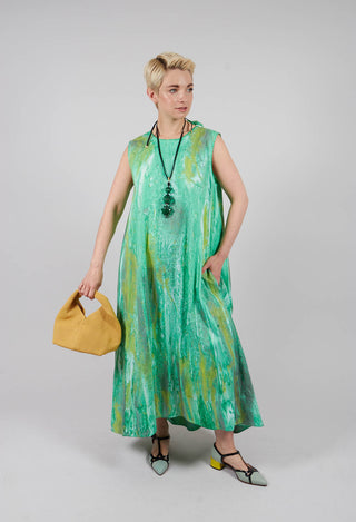 Sleeveless Dress in Green