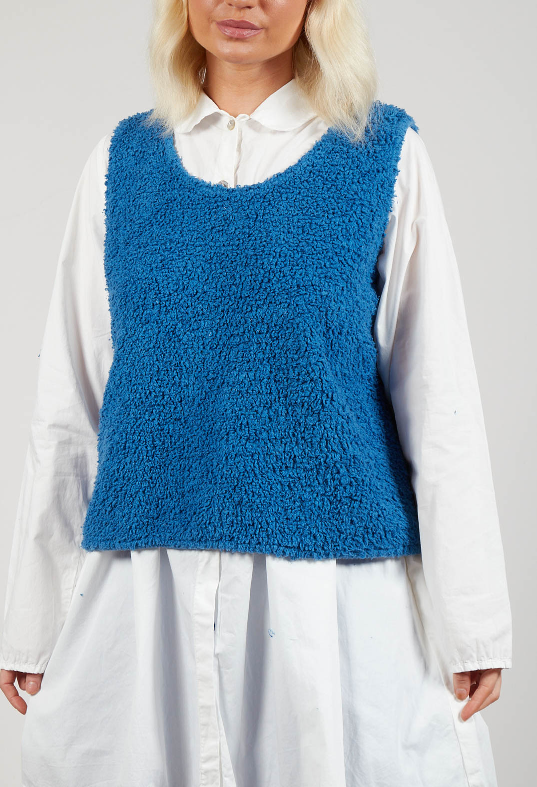 Doroton Teddybear Vest Top in Indigo
