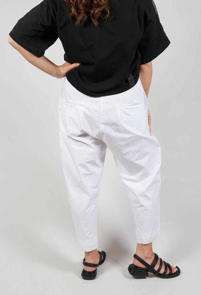 Peg Trousers in White