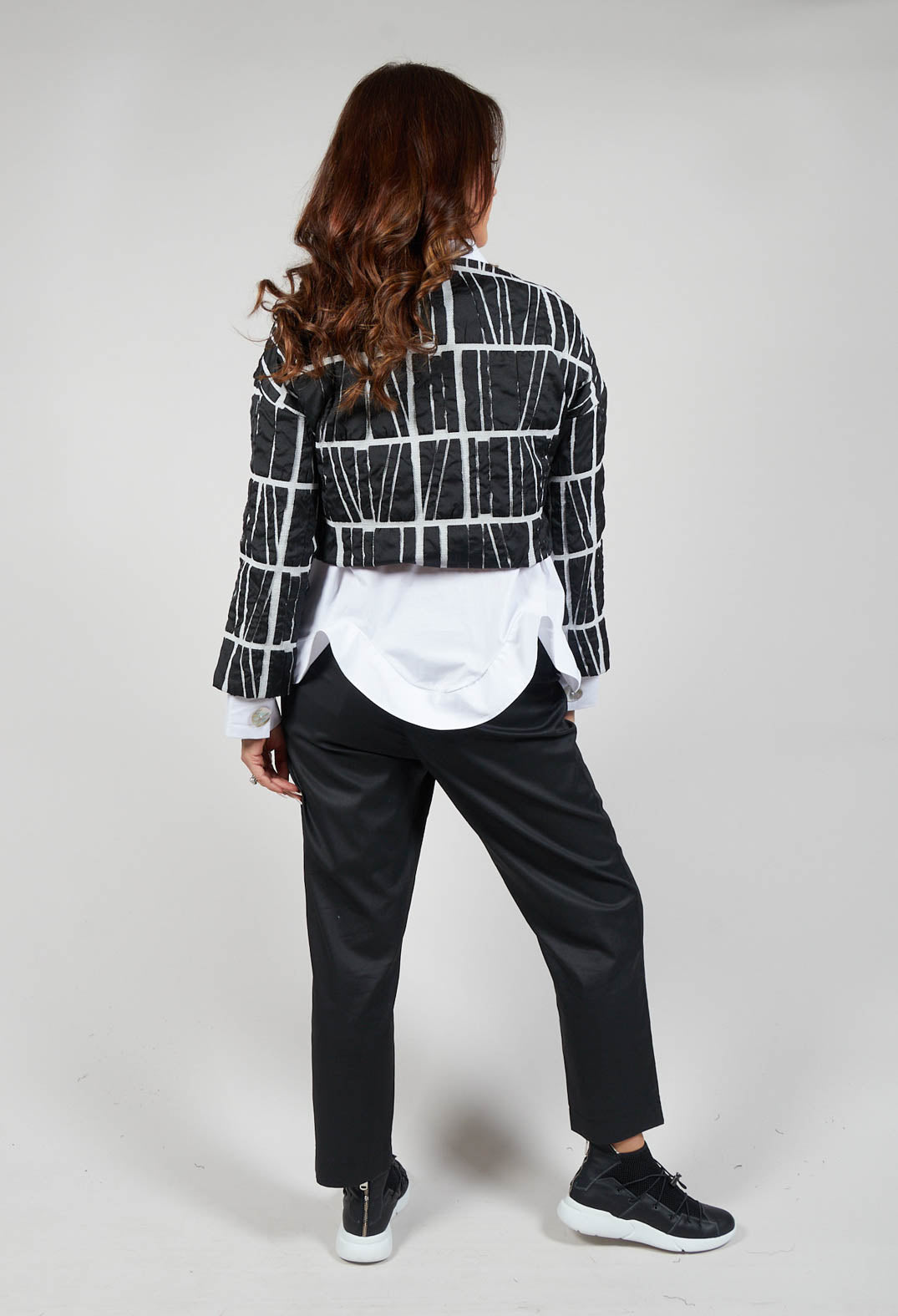 Ruffle Front Shirt in Mineo