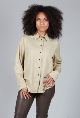 Button Up Shirt in Beige
