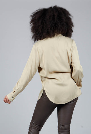 Button Up Shirt in Beige