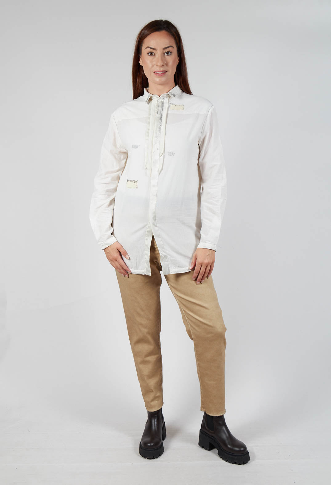 Lightweight Voile Shirt in Henna