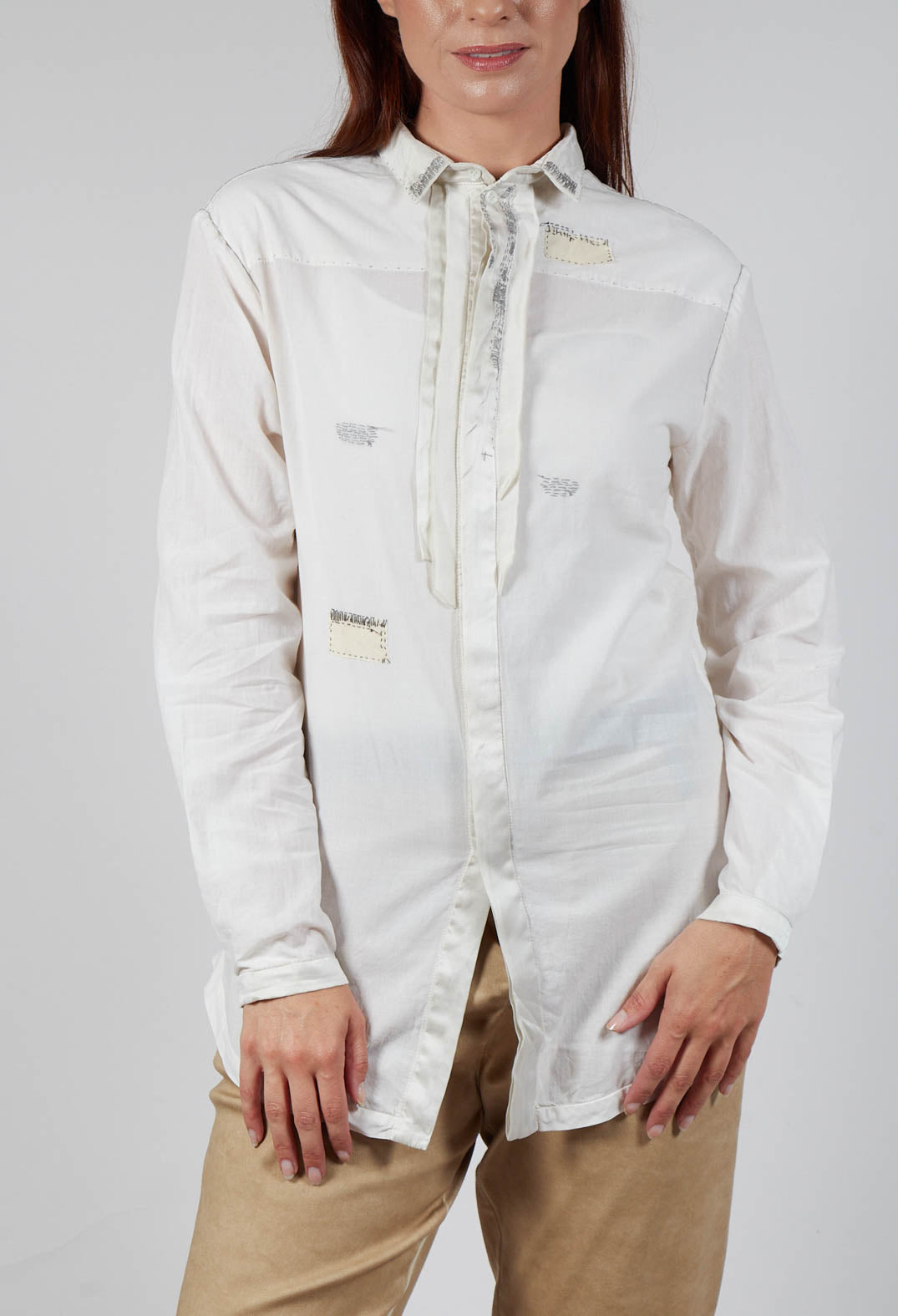 Lightweight Voile Shirt in Henna