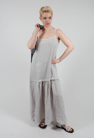 Shoestring Strap Dress in Original Grey