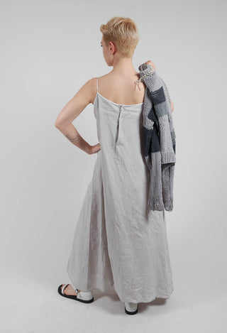 Shoestring Strap Dress in Original Grey