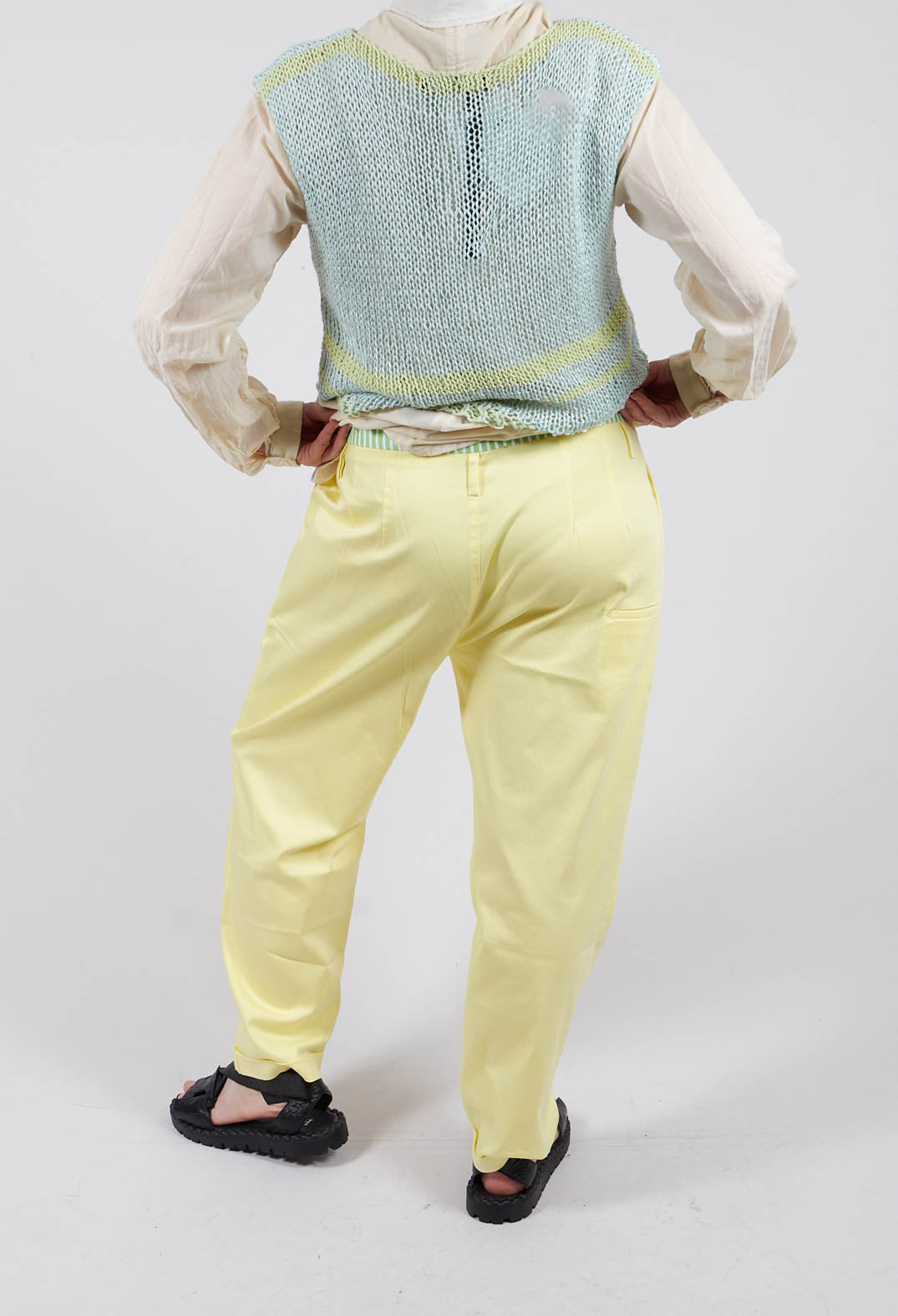 Turnup Trouser in Original Yellow