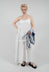 Shoestring Strap Dress in Off White