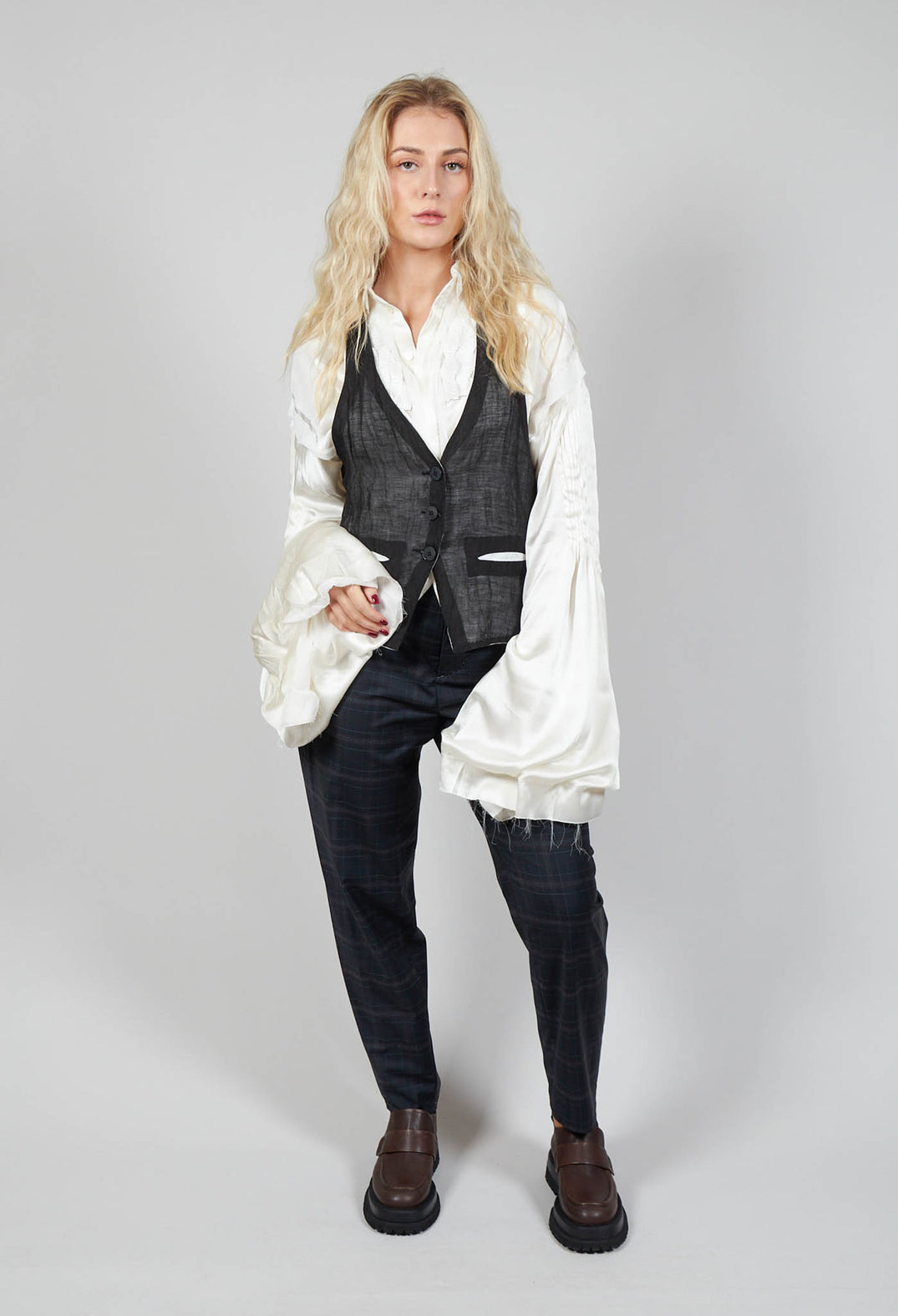 Waistcoat in Black / White