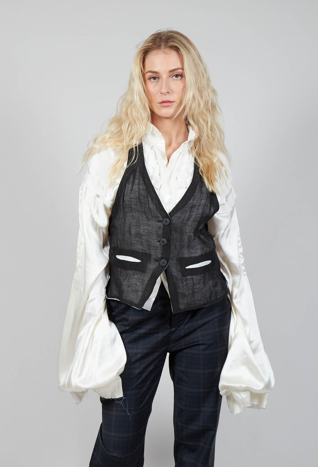 Waistcoat in Black / White