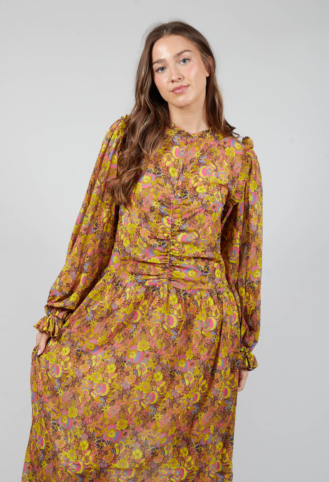 Milly Dress in Freesia Canary