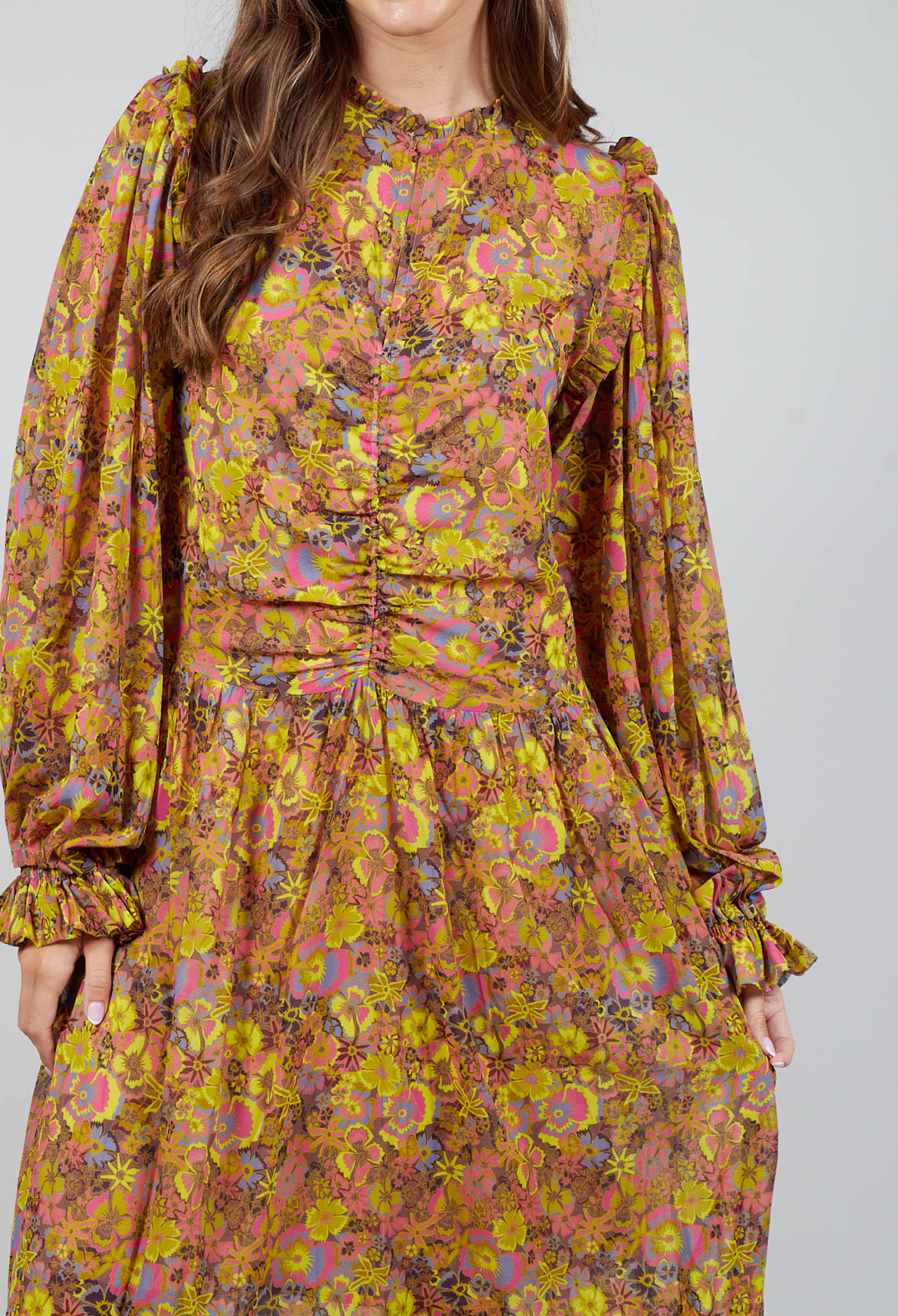 Milly Dress in Freesia Canary