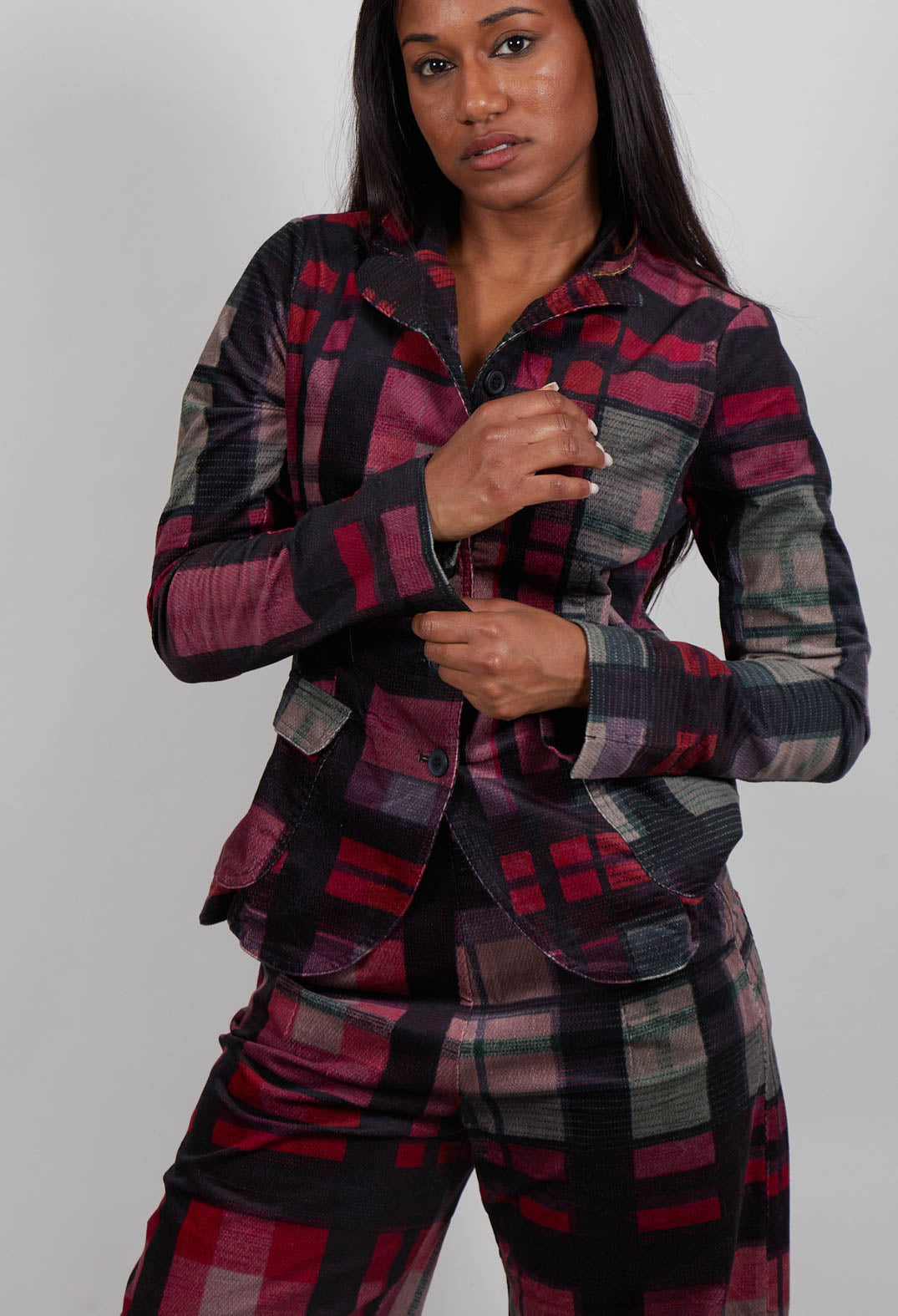Jacket in Check Multicolour - 3231101