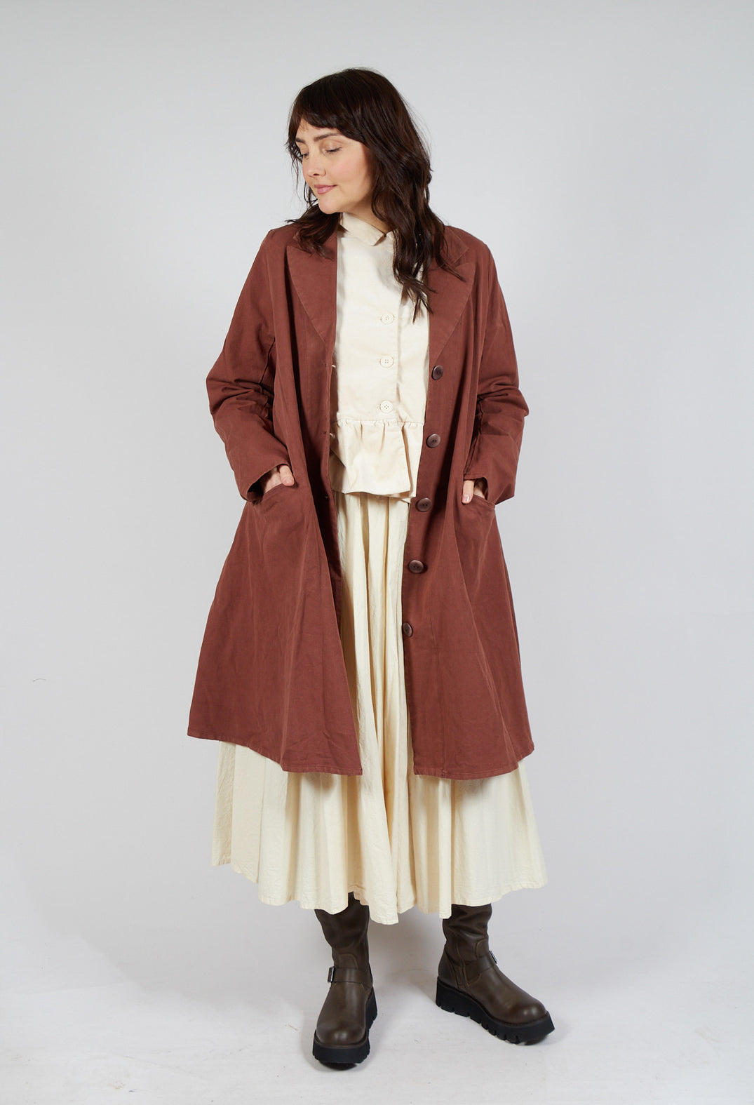Short Structured Jacket in Cream