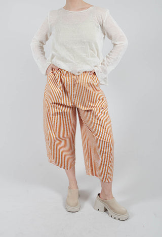 Easy Barrel Trousers in Riga Sabbia
