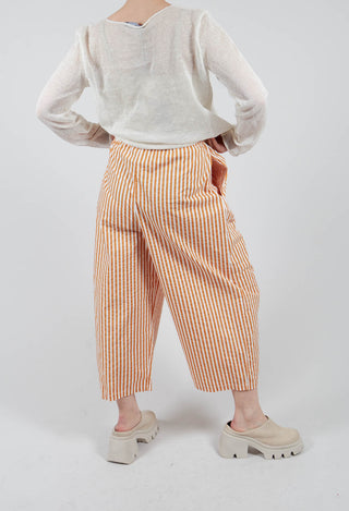 Easy Barrel Trousers in Riga Sabbia