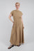 Edal Dress in Khaki Sand