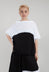 Edor Top in White with Black