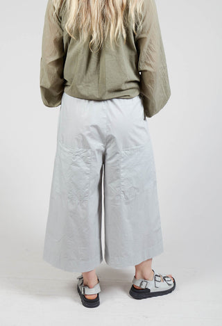 Elasticated Waist Trousers in Oyster Grey
