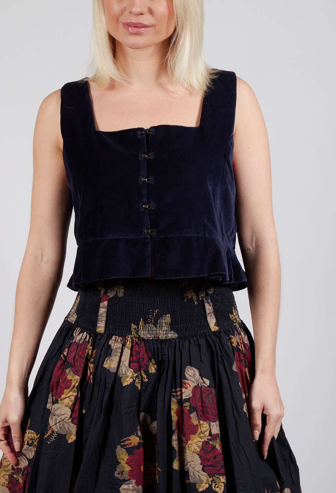 Eljana Top in Midnight Blue