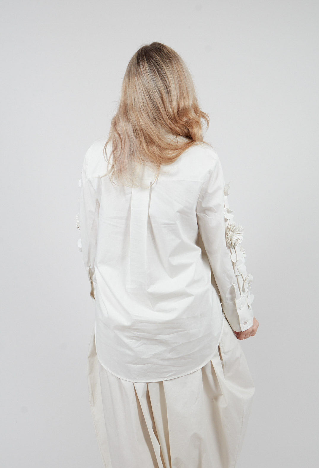 Embellished Shirt in Vanilla
