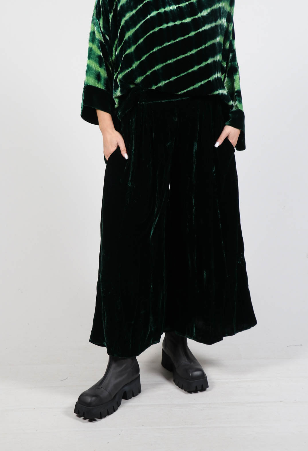 Emma Pants in Bottle Green