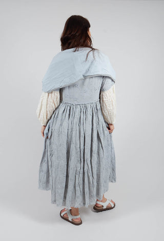 Emona Dress in Broderie Bleu