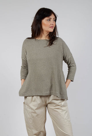 Emotiva Jumper in Alga Stripe