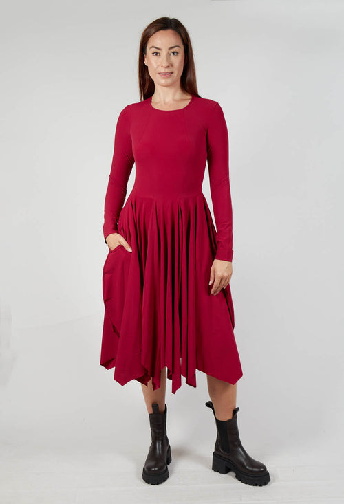 Enthusiasm Dress in Red