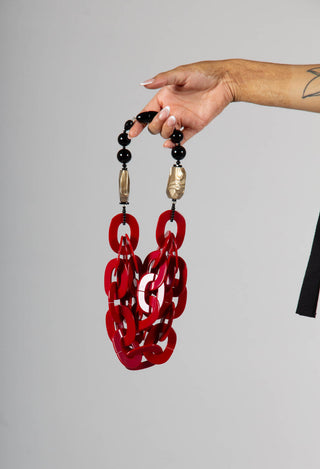 Estasi 3 Strands of Flat Chain Necklace