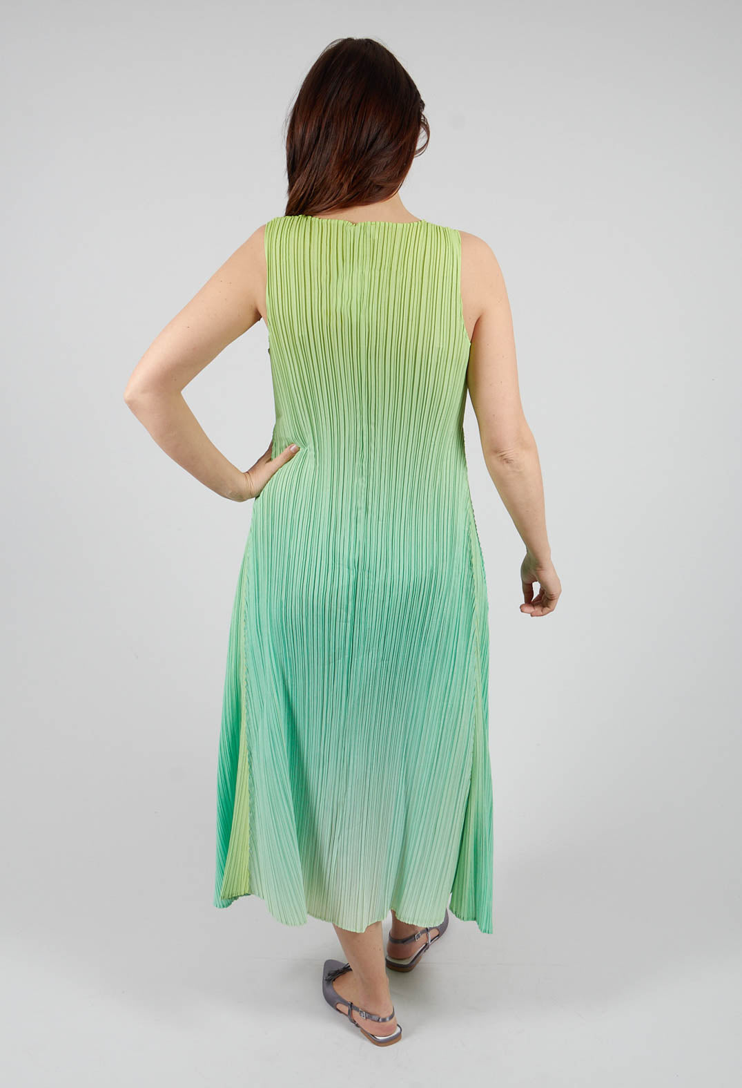 Estrella Dress in Acid Lime
