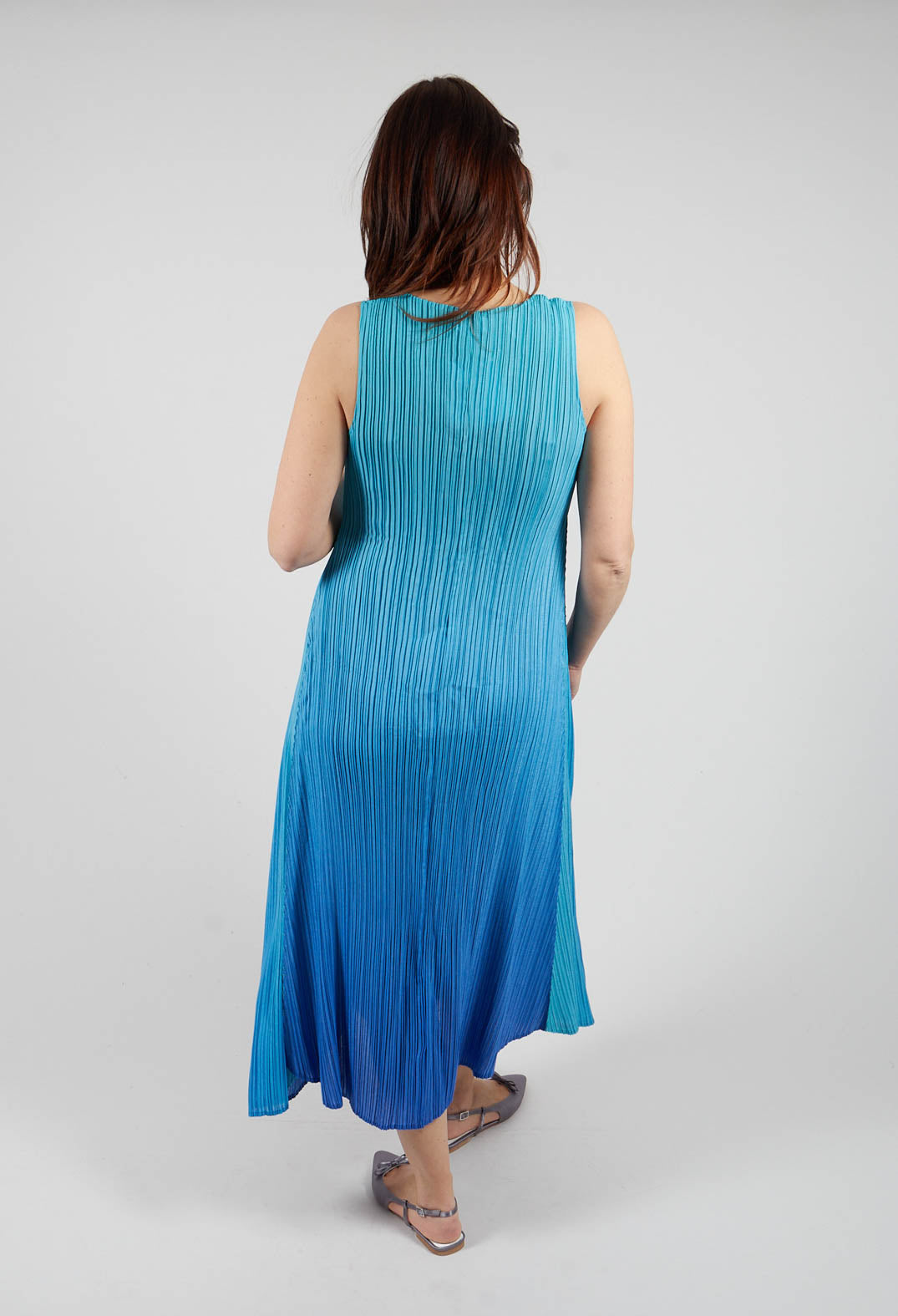 Estrella Dress in Aqua Royal