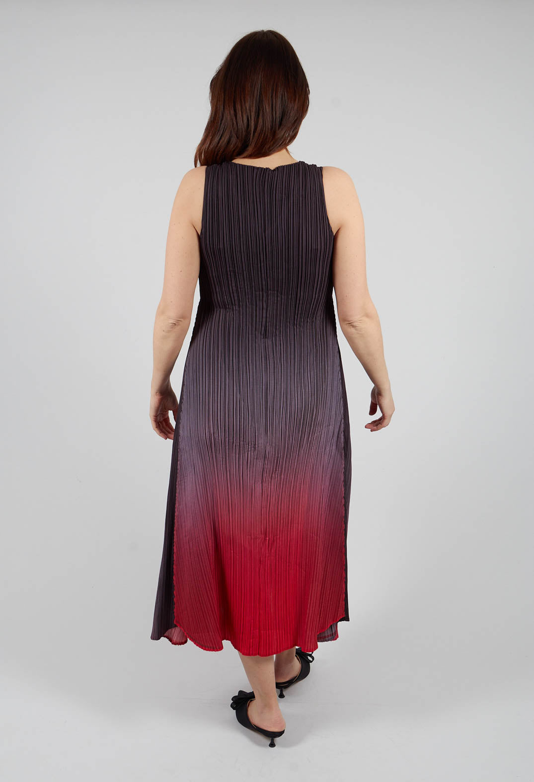 Estrella Dress in Cherry Ombre