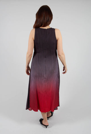 Estrella Dress in Cherry Ombre
