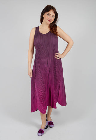 Estrella Dress in Mulberry Ombre