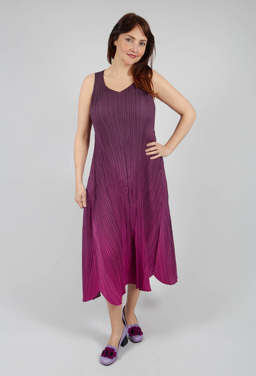 Estrella Dress in Mulberry Ombre