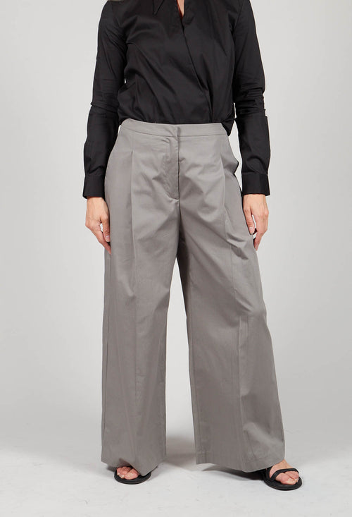 Wide Leg Trousers in Perla