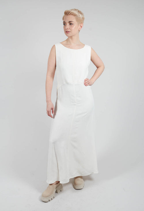 Fedra Flared Dress in Sea Salt